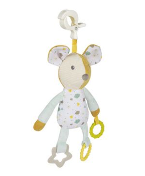 Мека играчка с чесалка Canpol babies, Mouse