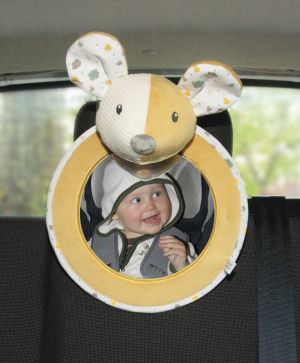 Играчка за кола огледало Canpol babies, Mouse