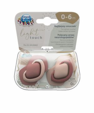 Симетрични залъгалки Canpol babies, PURE COLOR, 0-6м.