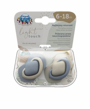 Симетрични залъгалки Canpol babies, PURE COLOR, 6-18м.