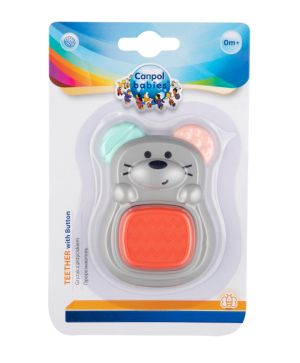 Чесалка с бутон Canpol babies, MOUSE, 0м+