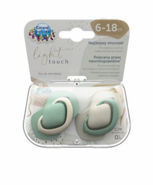 Симетрични залъгалки Canpol babies, PURE COLOR, 6-18м.