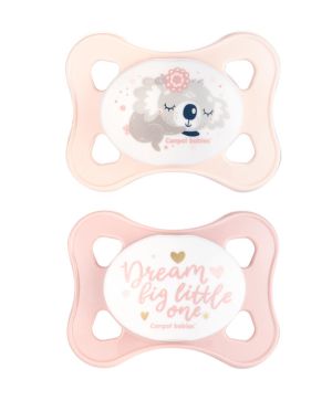 Симетрични залъгалки Canpol babies - 2бр, 0-2 м