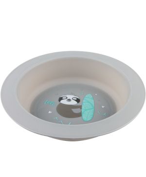 Комплект за хранене Canpol babies, EXOTIC ANIMALS, 2 части, сив