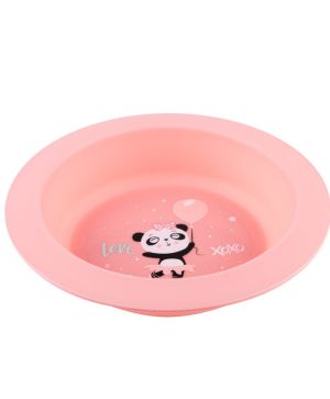 Комплект за хранене Canpol babies, EXOTIC ANIMALS, 2 части, розов