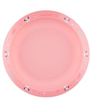 Комплект за хранене Canpol babies, EXOTIC ANIMALS, 2 части, розов