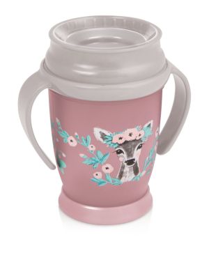 Неразливаща се чаша с дръжки 360 Lovi, Wild Soul, 250 мл, 9м+