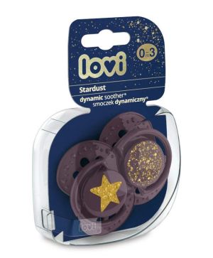 Силиконови залъгалки Stardust, Lovi, 2бр, 0-3 м