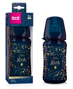 Шише за хранене Lovi, Stardust, 240 мл, 3м+