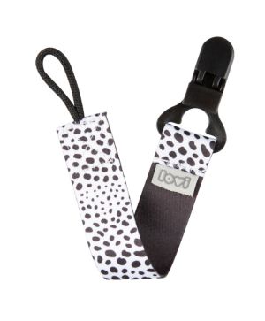 Клипс за залъгалка с лента LOVI, Salt and Papper