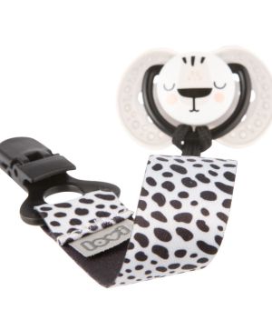 Клипс за залъгалка с лента LOVI, Salt and Papper