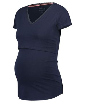 Топ за бременност и кърмене с къс ръкав Noppies, Floor