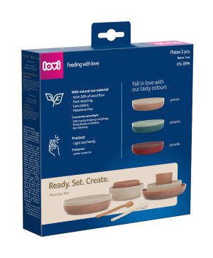 Чиния Lovi, Tamarillo, 2 бр., 6м+