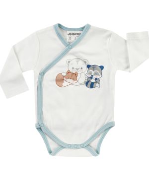 Боди с дълъг ръкав с прехлупване Jacky baby, BEST FRIENDS 