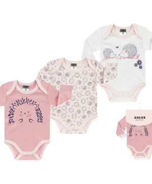 Боди с дълъг ръкав - 3 бр. Jacky baby, Boley, MULTIPACK GIRLS
