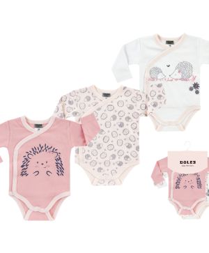 Боди с дълъг ръкав с прехлупване - 3 бр. Jacky, Boley