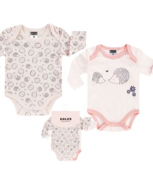 Боди с дълъг ръкав - 2 бр. Jacky baby, Boley, MULTIPACK GIRLS
