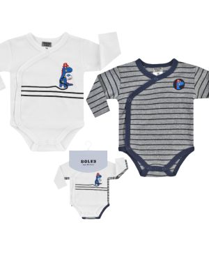 Боди с дълъг ръкав с прехлупване - 2 бр. Jacky, Boley