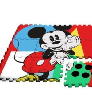 Килимче-пъзел с чанта Mickey, 9 части