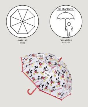 Чадър 45/8 Cerda, Mickey