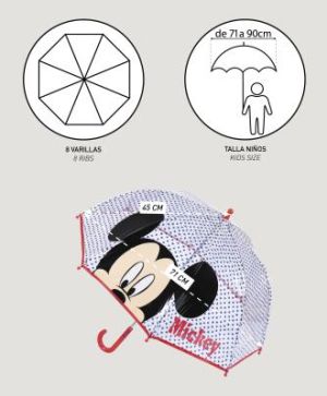 Чадър 45/8 Cerda, Mickey