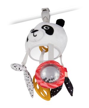 Мека играчка с дрънкалка и клипс Canpol babies, BabiesBoo