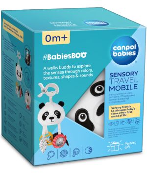 Мека играчка с дрънкалка и клипс Canpol babies, BabiesBoo