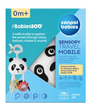 Мека играчка с дрънкалка и клипс Canpol babies, BabiesBoo