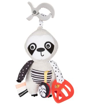 Мека играчка с дрънкалка и клипс Canpol babies, BabiesBoo