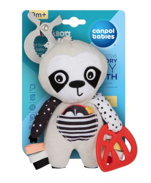 Мека играчка с дрънкалка и клипс Canpol babies, BabiesBoo