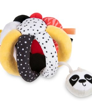 Сензорна мека топка с чесалка и свирка Canpol babies, BabiesBoo