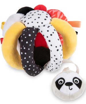 Сензорна мека топка с чесалка и свирка Canpol babies, BabiesBoo