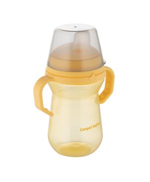 Неразливаща се чаша Canpol babies, FirstCup, 250 мл., 6м+, жълта