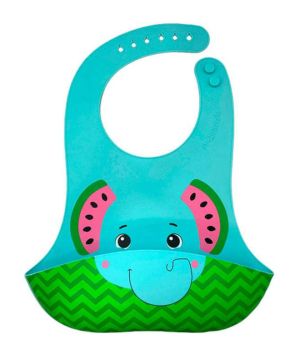 Силиконов лигавник с джоб Kids Licensing, слон