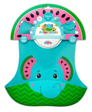 Силиконов лигавник с джоб Kids Licensing, слон