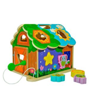 Дървен сортер- къща Kids Licensing