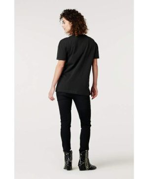 Дънки за бременни Supermom, Austin - Black Denim, Skinny