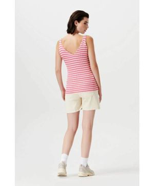 Къси дънки за бременни Supermom, Hurlock - Bone White