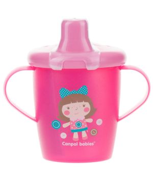 Чаша с твърд накрайник Canpol babies, Toys, 250 мл.,9м+