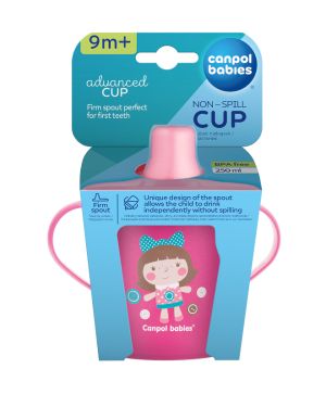 Чаша с твърд накрайник Canpol babies, Toys, 250 мл.,9м+