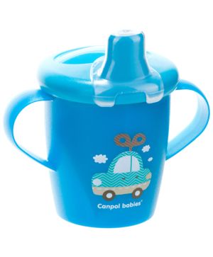 Чаша с твърд накрайник Canpol babies, Toys, 250 мл.,9м+