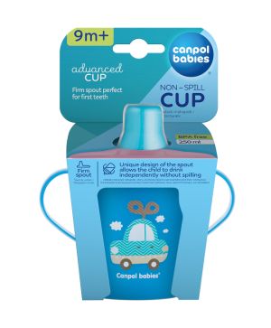Чаша с твърд накрайник Canpol babies, Toys, 250 мл.,9м+