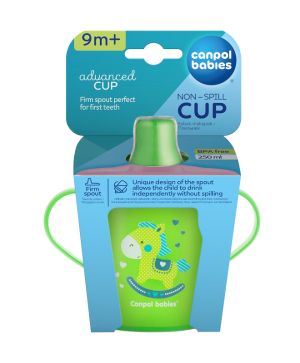 Чаша с твърд накрайник Canpol babies, Toys, 250 мл.,9м+