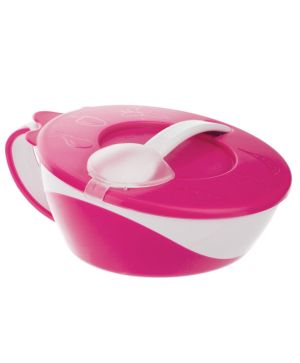 Купа за хранене с капаче и лъжица, Canpol babies, 9м+