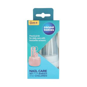 Комплект за маникюр с поставка Canpol babies, син