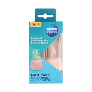 Комплект за маникюр с поставка Canpol babies, розов
