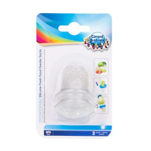 Резервна силиконова мрежа за плодове Canpol babies, 2 бр., 6м+