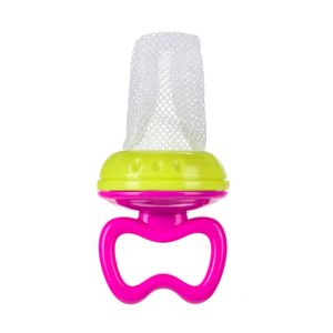 Мрежа за плодове с дръжка, Canpol babies, 6м+, розова