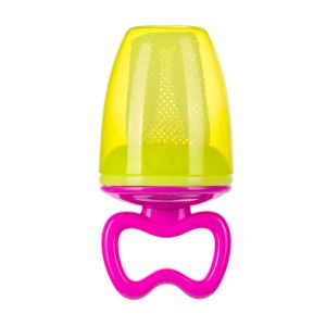 Мрежа за плодове с дръжка, Canpol babies, 6м+, розова