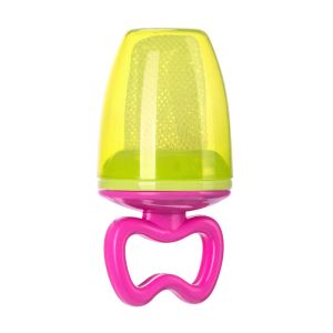 Мрежа за плодове с дръжка, Canpol babies, 6м+, розова